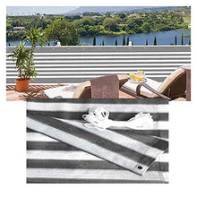 XJJUN Copertura per Schermo Privacy per Balcone, Resistente Ai Raggi UV, Resistente alle Intemperie, per Ringhiera di Appartamenti, con Occhielli, Recinzione da Giardino Bassa