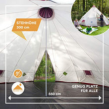 Skandika, Tenda Indiana da Campeggio Tipii 300", Altezza 3 m
