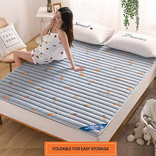 Zixin Nuovo Cotone Stampato Materasso, Tatami Materasso, Antiscivolo, Lavabile e Pad Bed Pieghevole, Studente Materasso, Morbida e Spessa Giapponese Double Single futon, 180 200cm