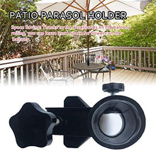 SH-Flying Supporto per ombrellone per ringhiera/corrimano per Balcone, Supporto per ombrellone Molto Robusto, Supporto per palo per ombrellone per Balcone per ringhiere Orizzontali
