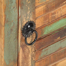 FAMIROSA Comodino 40x30x50 cm in Legno Massello di Recupero-0463