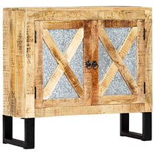 FAMIROSA Credenza 80x30x76 cm in Legno Massello di Mango