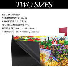 Benvenuto Ringraziamento Cassetta delle Poste Copre Magnetiche Autunno Cardinale Uccelli Zucca Fiore Primavera Estate Giardino Giardino Cortile Casa Decor Dimensioni Standard 53,3 cm x 45,7 cm