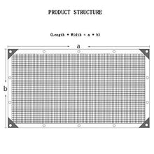 HTL durevole 12-Pin Shading Net, spesso panno anti-invecchiamento, utilizzato per isolamento termico, raffreddamento e protezione solare rete per balcone, cortile e piscina.
