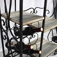 FYHH-JZHY Scaffale per Vino in Ferro Scaffale Vintage Scaffale Antico Scaffale per Stoccaggio Facile da Installare