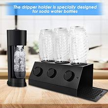 LQKYWNA Scolapiatti per Bottiglie di Soda Portabottiglie in Alluminio con Supporto per Stendino in Silicone Rimovibile per Riporre Il Lavello da Cucina