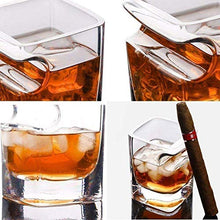 Ytrew 2 - Bicchiere da whisky con porta sigari, 320 ml, stile antico, con supporto per sigari