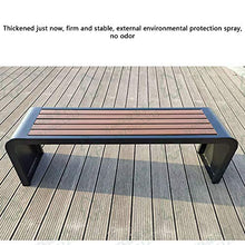 outdoor product Panca Lounge Balcone terrazza all'aperto, Panca Decorativa retrò Impermeabile e antiruggine per Cortile, Sgabello per Il Tempo Libero con braccioli e Schienale, Facile da Montare