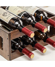 JL Wine Rack Holder, Wall Hanging Wine Bottle Holder, controsoffitto Wine Rack Tavolo Wine Rack Home Décor Pranzo Rack Accent Vino magazzinaggio for Il Vino di stoccaggio