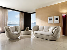 Rosa Splendiani Movida Poltrona, Bianco Wash, 110x90x85 cm