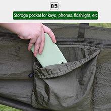 Amaca Da Campeggio / Giardino Mobili Da Esterno 1-2 Persone Lettino Sospeso Portatile Forza Tessuto Per Paracadute Altalena Per Dormire Verde