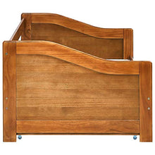 SKM Divano Letto a Scomparsa Marrone Miele Legno di Pino 90x200 cm