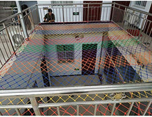 FCXBQ Rete di Sicurezza per Bambini Rete di Protezione per balconi e finestre (Bianca) | Rete di Sicurezza sovradimensionata 6x3m | Rete di Sicurezza per Balcone. più Colori | Personalizzazione de
