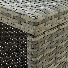 SKM Set da Bar da Giardino 5 pz con Cuscini in Polyrattan Grigio (37kg)