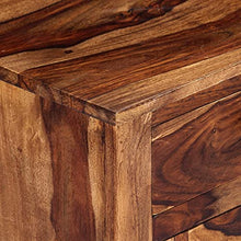vidaXL Credenza Stile Rustico Accattivante Indeformabile Spaziosa Robusta Resistente Madia Buffet Consolle Armadietto Legno Massello di Sheesham