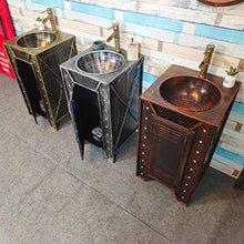 ZTGL Set di Mobili da Bagno Mobili da Bagno Mobili di Stoccaggio in Stile Industriale,Rosso,with Mirror