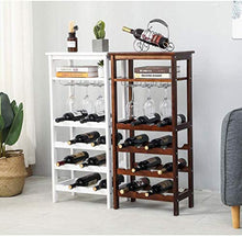 YAeele HOU Wine Rack Solido Porta di Legno Modern Home Creativa Governo del Vino Wine Glass