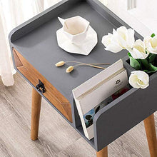 HMDJW Comodino, Stabile Pine Comodino Maniglia Locker Stabile in Alluminio Comodino for Una Facile Installazione (Color : B)