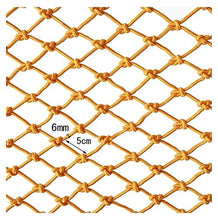 Rope Net Yellow, Rete per corrimano Balcone Scala Rete di Sicurezza per ringhiera per Bambini Abbellisci la Rete di Decorazione Rete da Arrampicata all'aperto Rete di carico Altalena Amaca