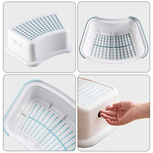 Niduo Bear Bagno Toilet Stepsthool Step Sgabello per Toddlers, Cucina Sollevamento Sgabello Inserti in Gomma Antiscivolo,Verde