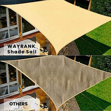 Wayrank Tenda da Sole per Esterno, Impermeabile Tenda a Vela Parasole Rettangolare 2 x 3m con Inox Installazione Kit di Fissaggio per Giardino Terrazza Balcone
