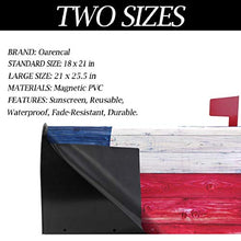 Bandiera Americana Lo Stato Texas Cassetta delle Poste in Legno Copre Magnetica Giardino Cantiere Casa Decor Dimensioni Standard 53,3 cm x 45,7 cm