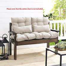 YB&GQ Patio Chair Furniture per Divano Portico,All'Aperto Interna Cuscino Spalliera per Divano in Pallet,Vimini 2 Posti Cuscini da Sedia & 2 Cuscino Schienale & 2 Cuscini Lolumini