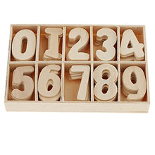 120/180 Pezzi 0 ~ 9 Numeri di Legno Naturale Gioco per Apprendimento Dell'aritmetica di Ragazze - 180 pezzi
