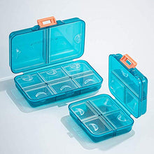BGSFF Portapillole, portapillole, portapillole, Dispenser portapillole, Design Aperto e Ampi Scomparti, visibili e Trasparenti, Supporto per farmaci, vitamine e integratori Portapillole