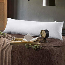 Cushion pillowXF Xufei Doppio Cuscino Rettangolare con Piume Il Dottore ha Progettato per Il Collo per facilitare la contropressione Bianca (Dimensioni : 48 * 120cm)