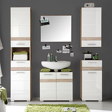 trendteam smart living Mobili, Legno, Bianco, 37 x 77 x 24 cm