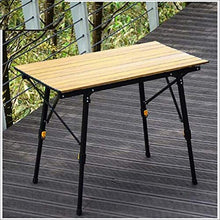 JINPENGRAN Tavolo da Picnic Portatile, Tavolo Pieghevole all'aperto,90cm