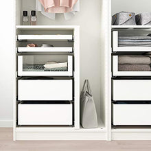 KOMPLEMENT cassetto con frontale in vetro 92,8x56,9x16 cm bianco