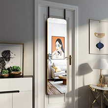 Specchio a Figura Intera Dietro la Porta Specchio da Parete per Camera da Letto Specchio da toeletta per Bagno Specchio per (Color : Woood, Size : 35 * 120cm)