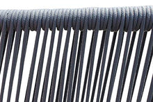 Milani Home s.r.l.s. Divano Letto da Giardino in Alluminio E Corda Completo di Cuscini