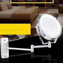aipipl Specchio per Il Trucco Specchi per la rasatura Specchio per Il Trucco a Parete, Specchio per Il Trucco Specchio per Il Bagno con Montaggio a Parete a LED Specchio a Parete con ingrandimento