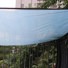 Telone trasparente impermeabile, 2 × 3 m, copertura trasparente con 10 palline elastiche, copertura per telone ispessita e antipioggia per giardino, finestra, balcone