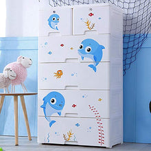 MICEROSHE Armadio Semplice Durevole Semplice stoccaggio cassettoni Dresser Camera Governo di immagazzinaggio for Closet Ufficio Sala Giochi 5 Cassetti Armadio Design Pratico