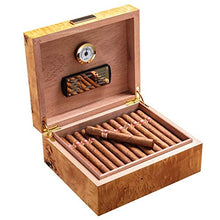 ZYING Legno Cigar Box, Cigarette Box Mini Portatile Humidor Cigar Box Cigarette Legno Storage Case del Contenitore (Dimensione: 27x22.8x11.5cm)