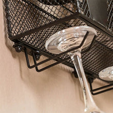 Scaffale per Appendere Il Muro di Vino Rosso con Tappo in Vetro per Vino da Parete in Ferro battuto