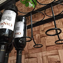 DJSMjbj - Portabicchieri in ferro battuto da appendere al soffitto, supporto per vino, facile da installare, 100*25c