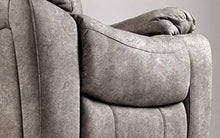 Dafnedesign.Com - Divano 2 posti con n.2 Recliner elettrici - Colore: Grigio Elefante - cm. 169 x 105 x 105h - Arredi Casa