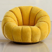 Poltrone LHA Sedia del Computer del sofà del Tessuto del Tessuto di Modo Creativo del Salone (Colore : Giallo)