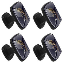 Dresser Drawer Cabinet Knobs Crystal Glass Knobs Pulls for Kitchen Wardrobe Cupboard Bathroom Cabinet 4 pcs Animal Peacock Bird