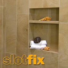 Slotfix - Nicchia da parete - piastrellabile – barra centrale variabile – iccia – 60 x 30 x 10 cm