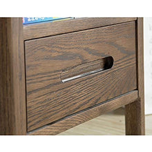Comodino in legno massello comodino e comodino, forte e durevole, adatto per camera da letto, soggiorno, ecc.