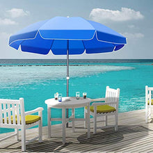 JFFFFWI Ombrellone da Esterno Creativo e Oslash; Ombrellone da Giardino da 200 cm Protezione Solare Blu Ombrello Impermeabile Ombrellone da Spiaggia Ombrellone Rotondo Regolabile in altezz