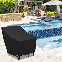 perfecthome Fodera per Sedia da Giardino 210D Nera, Copertura Protettiva per mobili da Tavolo Impermeabile, Copertura Impermeabile per Giardino all'aperto, Copertura Protettiva per Sedia da functional