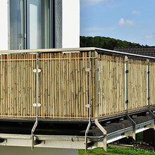 Balcone Protezione Schermo Privacy Recinzione di bambù Durevole E Resistente alle Intemperie Il Tappetino in bambù Consegnato È Completamente Assemblato Adatto A Parabrezza