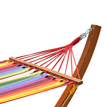 Outsunny Amaca da Giardino con Supporto Max 120kg Legno 3.15 × 1 × 1.1m